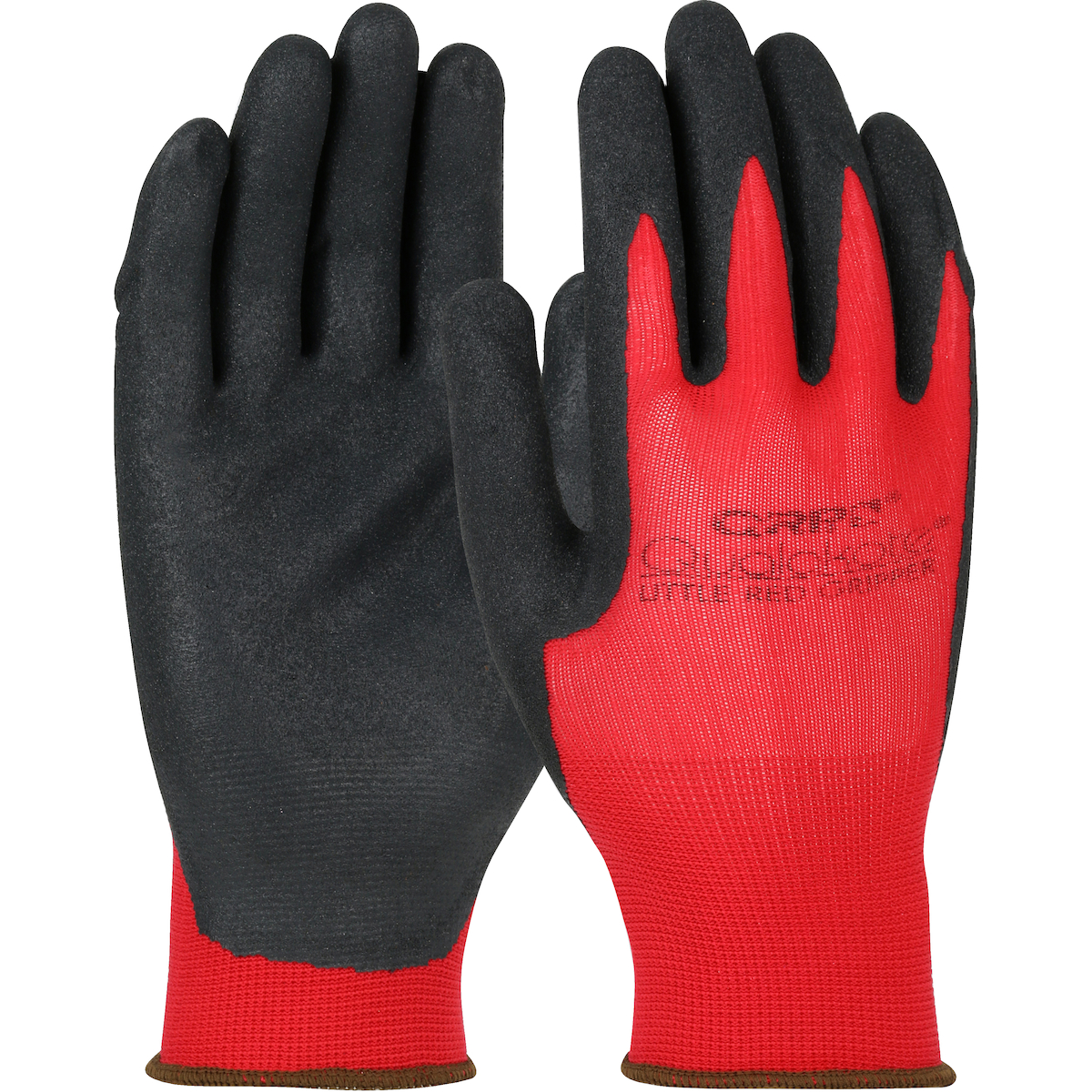 Little Red Gripper Gloves Nitrile Coated Nylon Gloves Cleanroom